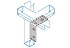 90 Degree Bracket 4 Hole Galv 2